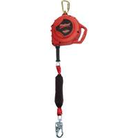 Cordage de s&eacute;curit&eacute; autor&eacute;tractable Rebel, 33', Acier galvanis&eacute;, Pivotant - 3M Protecta Protection Contre Les Chutes 3590544