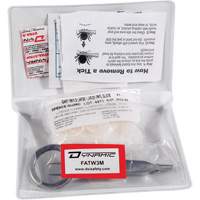 Dynamic Tick Removal Kit, Class 1 Medical Device, Resealable Plastic Bag - PIP Global Safety FAKTICK