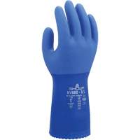 ATLAS KV660 Cut & Chemical-Resistant Gloves, 9/Large, 12 Gauge, PVC Coated, ASTM ANSI Level A2/EN 388 Level B - Showa KV660L-09