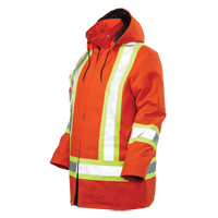 Safety Parka, High Visibility Orange, Medium - Tough Duck S15711-BLAZE-M