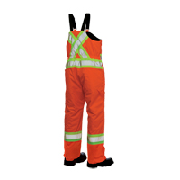 Salopettes de s&eacute;curit&eacute; doubl&eacute;e, Polyester/Polyur&eacute;thane, 4T-Grand, Orange haute visibilit&eacute; - Tough Duck S79831-SLDOR-4XL