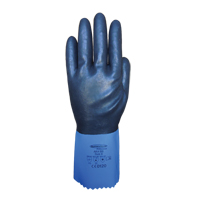 Gants enti&egrave;rement tremp&eacute;s et r&eacute;sistants aux produits chimiques Summitech, Taille Petit/7, 11,8" lo, Chloropr&egrave;ne, Doublure en Poly-coton, 59 mils - BCL Glove Ltd AK4BB-7S