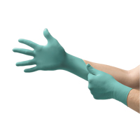 NEOPRO&reg; Gloves, X-Small, Neoprene, 5.1-mil, Powder-Free, Green, Class 2 - Microflex NPG-888-XS