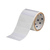 ToughBond&reg; Thermal Transfer Printable Labels, Polyester, 3" L x 1" H, White - Brady THT-18-484-3
