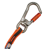 Squids&reg; 3109F(x) Double-Locking Tool Lanyard with Swivel, Bungee, Carabiner/Loop - Ergodyne 19809