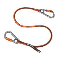 Longe porte-outils verrouillable Squids 3118F(x), Tendeur, Mousqueton double - Ergodyne 19828