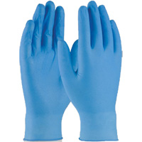 Disposable Gloves, Large, Nitrile, 4-mil, Powder-Free, Blue - PIP Global Safety GP63532PF/L