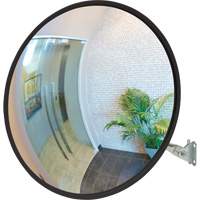 Convex Mirror with Telescopic Arm, Indoor/Outdoor, 12" Diameter - Zenith Safety Products 