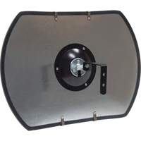 Roundtangular Convex Mirror with Bracket, 12" H x 18" W, Indoor/Outdoor - Zenith Safety Products 