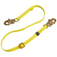 Longe de positionnement r&eacute;glable &agrave; sangle, 1 branches, 4', Classe CSA B, Polyester - 3M DBI Sala Protection Contre Les Chutes 1231012C