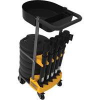 Chariot de transport avec plateau pour barri&egrave;re PLUS, 75' lo, M&eacute;tal, Noir - Banner Stakes PL4000-BT