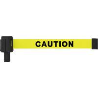 PLUS Banner Cassette, Caution, 15', Yellow Tape - Banner Stakes PL4068
