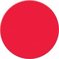 Tough-Mark Heavy-Duty Floor Marking, Circle, 3.5" L x 3.5" W, Red, Polyethylene - Accuform NMC PTP208RD