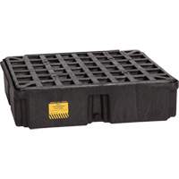 Plateforme de d&eacute;versement modulaire, Capacit&eacute; de d&eacute;versement 15 gal. US, 26" x 26,25" x 6,5" - Eagle Mfg. 1633BD