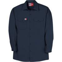 Chemise de travail de protection contre l'arc &eacute;lectrique, Petit, Bleu marin - Big Bill TX231US7-R-NAY-S