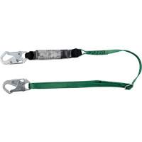 V-Series Lanyard, 6', Snap Hook Center, Snap Hook Leg Ends, Polyester - MSA 10190397