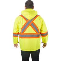 Imperm&eacute;able RZ1000, Polyester, 2T-Grand, Jaune lime haute visibilit&eacute; - Produits de sécurité Zenith 