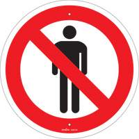 Enseigne de s&eacute;curit&eacute; conforme &agrave; la CSA - Do Not Enter, 12" x 12", Plastique, Pictogramme - Produits de sécurité Zenith 