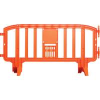 Movit Barricade, Interlocking, 78" L x 39" H, Orange - MLR International BAR-O