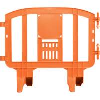 Minit Barricade, Interlocking, 49" L x 39" H, Orange - MLR International MINIBAR-O