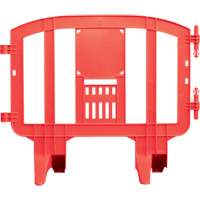 Minit Barricade, Interlocking, 49" L x 39" H, Red - MLR International MINIBAR-R