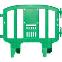 Minit Barricade, Interlocking, 49" L x 39" H, Green - MLR International MINIBAR-G