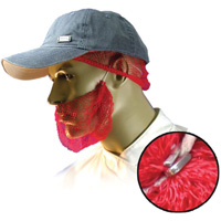 Filets &agrave; barbe jetables, Polypropyl&egrave;ne, Rouge -  