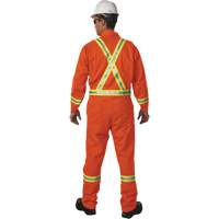 Combinaison non doubl&eacute;e haute visibilit&eacute;, Taille T-Grand, Orange - Big Bill 1325US7-R-ORA-XL