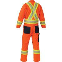 Combinaison ind&eacute;chirable, 5T-Grand (grande taille), Orange haute visibilit&eacute; - Big Bill 1324HVT/OS-T-ORA-5X