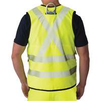 Veste antid&eacute;chirure pour arpenteur, Jaune lime haute visibilit&eacute;, Petit, Polyester - Big Bill 648HVT-R-YEL-S