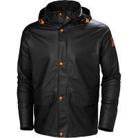 Gale Rain Jacket, Polyester/Polyurethane, Medium, Black - Helly Hansen 70282-990-M