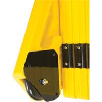 Portable Mobile Barrier, 40" H x 13' L, Yellow - Zenith Safety Products 