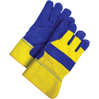 Gants d'ajusteur, T-Grand, Paume en Cuir de vache refendu, Doublure en Peluche d'acrylique - Bob Dale Gloves 30-9-373-A-XL
