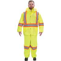 V&ecirc;tements imperm&eacute;ables RZ1000, Polyester, 3T-Grand, Jaune lime haute visibilit&eacute; - Produits de sécurité Zenith 