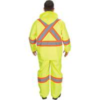 V&ecirc;tements imperm&eacute;ables RZ1000, Polyester, 3T-Grand, Jaune lime haute visibilit&eacute; - Produits de sécurité Zenith 