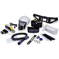 Versaflo Powered Air Purifying Respirator Painter's Kit, Headcover & Faceshield, Lithium-Ion Battery - 3M TR-800-PSK