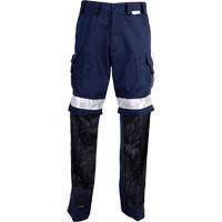 High Visibility Pants, Poly-Cotton, 38, Navy Blue - Coolworks CW2-NVRA38W32I