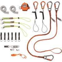 Squids&reg; 3184 Concrete Finisher & Mason's Tool Tethering Kit - Ergodyne 19654-A