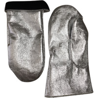 Mitaine de soudage r&eacute;sistant &agrave; la chaleur, Carbone aluminis&eacute;/Cuir, Taille unique, Prot&egrave;ge jusqu'&agrave; 800° F (426.66° C) - Natpro 1024-164
