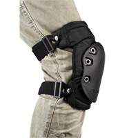 ProFlex&reg; 435 Comfort Hinged Hard Cap Knee Pads, Buckle Style, Rubber Caps, Foam/Gel Pads - Ergodyne 18435