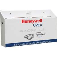 Uvex&reg; Clear&reg; Plus Disposable Lens Cleaning Station, Cardboard, 16" L x 3.19" D x 9.25" H - PIP Global Safety S483