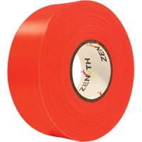 Flagging Tape, 1.1875" W x 164' L, Fluorescent Orange - Zenith Safety Products 
