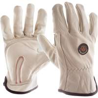 Gants de protection contre le syndrome du tunnel carpien, Grand, Paume en Cuir de vache, Poignet Conducteur - Impacto ST5010-L