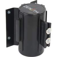 Wall Mount Barrier with Magnetic Tape, Steel, Screw Mount, 7', Blue Tape - Zenith Safety Products 