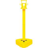 X-Treme Duty Stanchion, 46.5" High, Yellow - Mr. Chain 92302