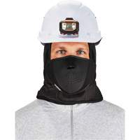 N-Ferno&reg; 3-Layer Winter Hard Hat Liner with Mouthpiece, Fleece Lining, One Size, Black - Ergodyne 16878