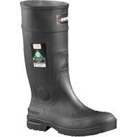 Slip Resistant Boots, Rubber, Steel Toe, Size 12 - Baffin Technology LICO-MP02-BK1-12