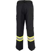 All-Season High Visibility Ventilated Pants, Poly-Cotton, 50, Black - Coolworks CW2-BLAK50W32I
