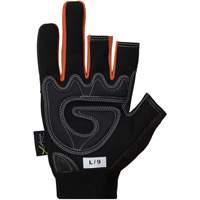 Clutch Gear&reg; Open-Finger Framers Gloves, Synthetic Palm, Size Medium - Superior Glove Works Ltd. MXFE-M