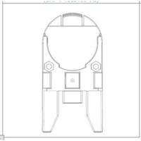 Adaptateur de casque de s&eacute;curit&eacute; pour serre-t&ecirc;tes VeriShield de Howard Leight - PIP Global Safety 1035130-VS